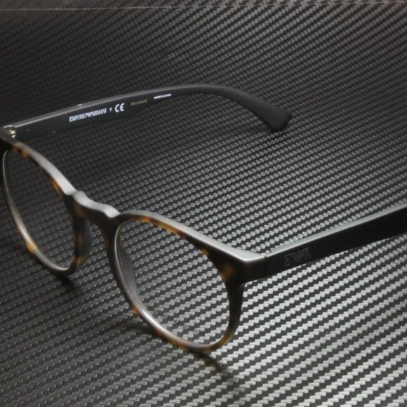 Emporio Armani Men's Matte Havana Eyeglasses!